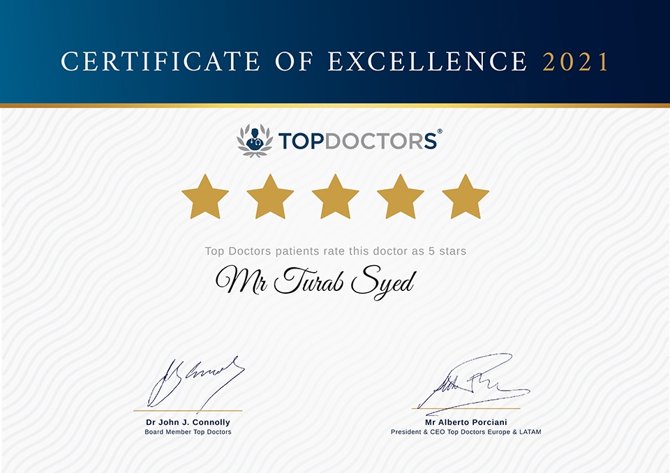 Top Doctors Certificate